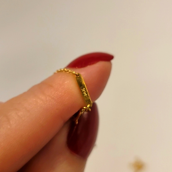 Dana Seng Signature Meaningful Multi Gold Initial Necklace Letters A & D New - Picture 3 of 4